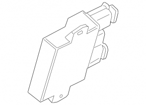 Foot-operated trunk lid opening sensor assembly for BMW 3 G20 23-25