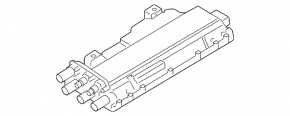 BMW 3 Series F30 16-18 PHEV onboard charger with bracket, rusty bolts