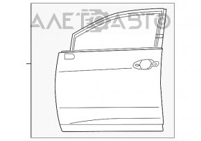 Front right door assembly for Lexus RX350 RX450h 10-15