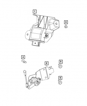 Jeep Cherokee Body Tilt Sensor KL 14-23