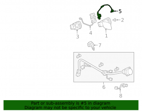 Honda Clarity 18-21 usa Charging Port Door Lock Actuator