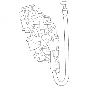 Rear right door lock Infiniti QX30 17-