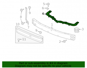 Seagull radiator grille bracket Chevrolet Equinox 22-24