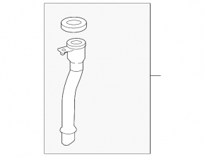 Washer reservoir neck Lexus GX460 10-13 dorest