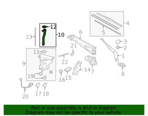 Washer reservoir neck Lexus GX460 10-13 dorest