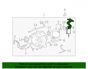 Toyota Solara 04-08 Evaporator Tubes