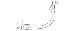 Positive terminal of the Hyundai Tucson 22-26 1.6T HEV battery