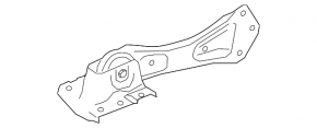 Mercedes A-class V177 19-22 right rear longitudinal control arm with bracket