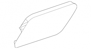 Left turn signal repeater on the wing Mercedes W212 10-13