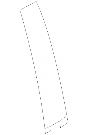 Front right side door trim for Ford Focus mk3 11-18