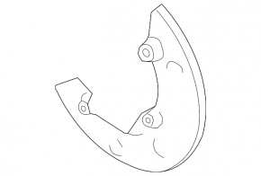 Front Right Brake Disc Cover Ford Explorer 12-19 Type 2