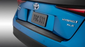 Toyota Prius 50 Prime 16-22 rear bumper trim, black, scratches