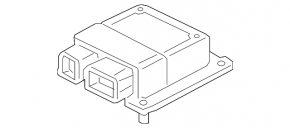 SRS airbag module, airbag computer, Jaguar I-Pace 19-20