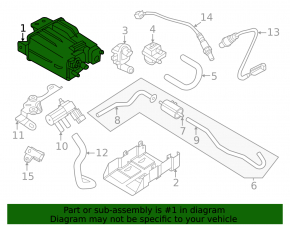 Carbon Canister Absorber Assembled Nissan Sentra 20-24