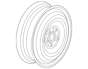 Spare tire for GMC Terrain 18- R16 135/70