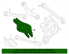 Lower front left control arm BMW 4 G26 22-26