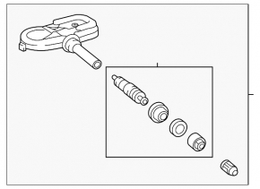 Wheel Pressure Sensor Toyota Sienna 21-25 Type 3