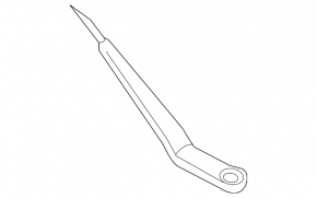 Left windshield wiper arm for Audi Q8 19-25