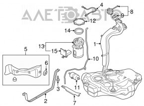 VW Beetle 12-13 Fuel Filler Cap