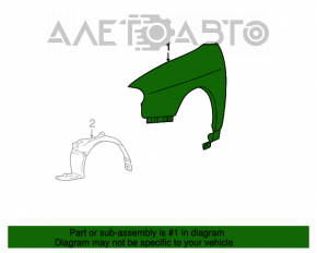 Front left wing Hyundai Santa Fe 05-12