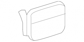 Toyota Camry v40 fuel filler door