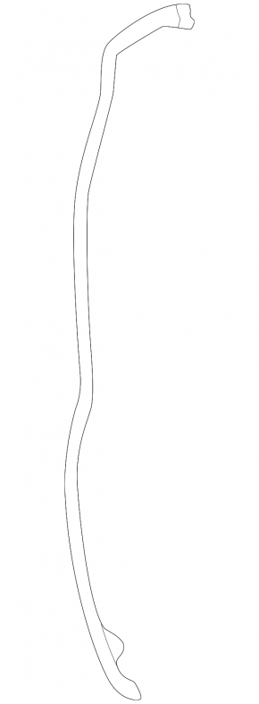 Mitsubishi Outlander 22-25 front side door seal, rear right
