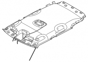 Kia Niro 23 headlining - grey under the sunroof