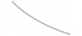 Upper windshield molding for Hyundai Palisade 20-25