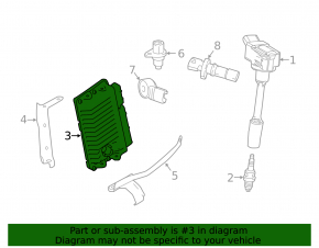 Lexus NX300h 17-18 Engine Computer ECU