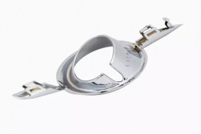 Front bumper grille frame right Buick Encore 13-16 under fog lights chrome
