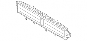 Radiator deflector blinds Porsche Macan 15-24 2.9T, 3.0T with motor