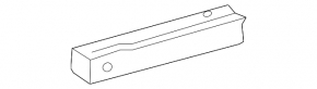 Front bumper absorber left Mercedes EQS-class V297 22-25 lower, AMG pkg