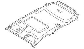 Ford Ecosport 18-19 Ceiling Trim