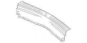 Mazda CX-5 22-25 black trunk opening trim