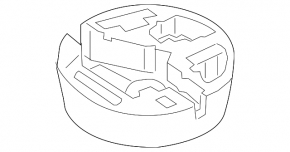 Foam tool holder for Porsche Cayenne 19-23