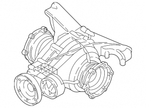 Rear differential gearbox Audi A4 B9 17-25 110k