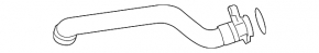 Cooling system pipe BMW X6 E71 08-14 N55 from thermostat, long