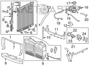 Coolant Temperature Sensor Chevrolet Bolt 17-
