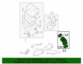 Air Duct BMW 7 16-22 4.4 N63M30 B7