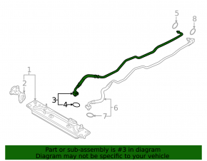 BMW X5 F15 16-18 Plug-in Gearbox Cooling Tubes