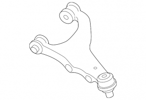 Upper rear left arm Subaru Forester 19-24 SK with ball joint