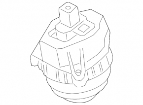 Left engine mount for BMW 3 Series G20 2019-2025 without M4. RWD, 3.0L, automatic transmission, Z4. M340i, 3.0L, RWD, 2022-2025, RWD, M440i Gran Coupe