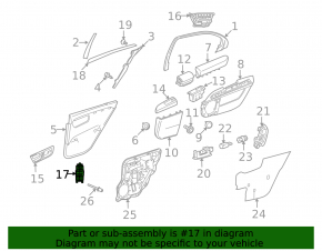 Front right window lift control Mercedes W221