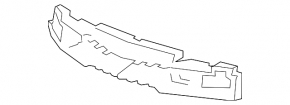 Cadillac ATS 13-14 Prerest Front Bumper Absorber, Foam