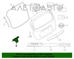 Rear View Camera Nissan Versa Note 13-19