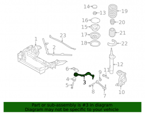 Lower control arm, front left, BMW 1 E82 08-13
