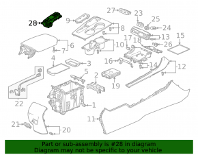 Honda Civic XI FE/FL 22-26 Sport driving mode switch, with parking button