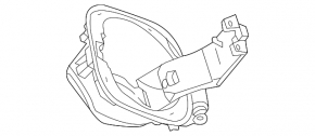 Buick Encore 18-22 Type 2 Fuel Door Housing