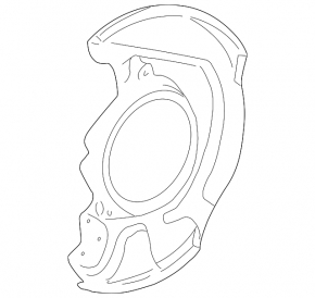 Brake Disc Cover Front Left Toyota Camry v30 2.4