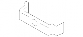 Right radiator grill plate bracket for Audi A6 C8 19-24
